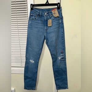 Levis 501 original W24 L30 new with tags
